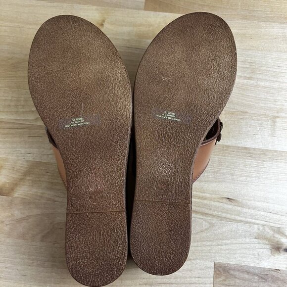 TUSCANY BY EASY STREET Giordana 3D Flower Floral Brown Thong Sandals Wedge 6.5 W - Picture 9 of 11